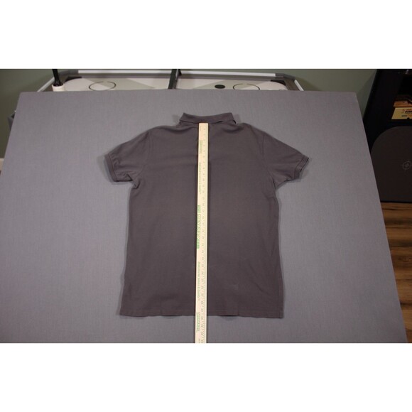 Polo Ralph Lauren Polo Custom Shirt Men Gray Neon Orange Big Pony 3 Sleeve XL - Picture 6 of 11